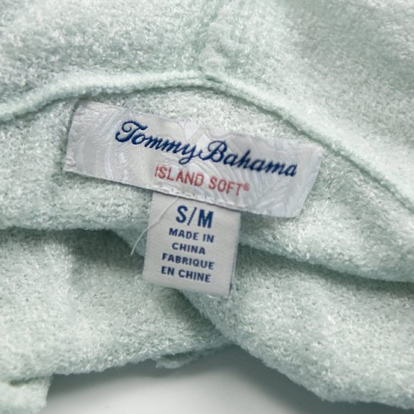 Tommy Bahama Island Soft Cardigan Sleeveless Open Front Green Size Small Medium - Picture 3 of 5